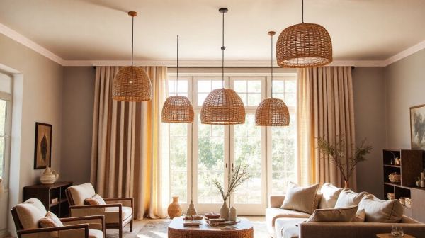 Découvrez 5 abat-jours en rotin pour une décoration conviviale