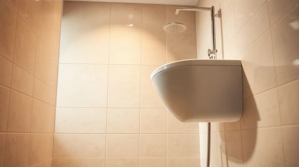 Guide pratique pour positionner une douchette à côté d'un WC suspendu