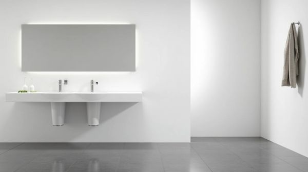 Salle de bain épurée : le mitigeur monotrou qui affine les lignes